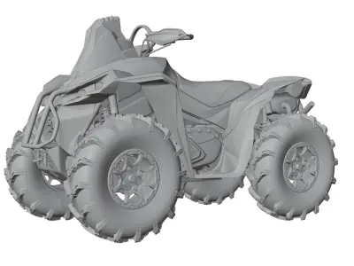 2025 Can Am Renegade XMR 1000 3D model