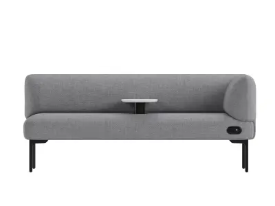 Haworth Cabana Two Seat Sofa S9CL-0 3D model
