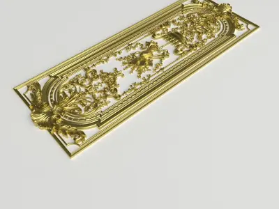 Classic decor ornament v-10 3D model 3D model