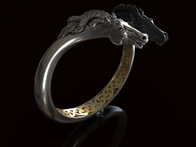  Horse Bracelet 3D model