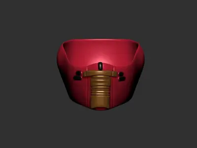 helmet high poly sculpt 3d printable ver 7 3D model 3D model