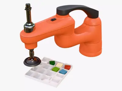 SCARA Robot with Vacuum Gripper M1 3D model