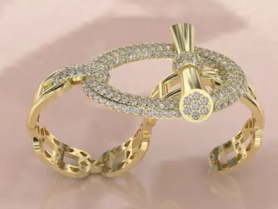 HERMES RING 3D print model