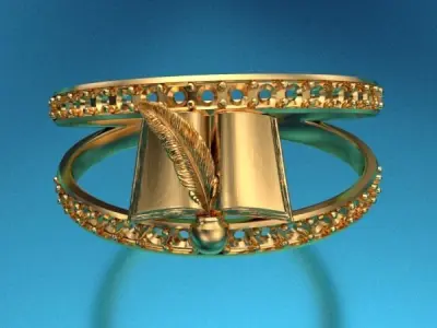 anillo de graduacion  3D print model