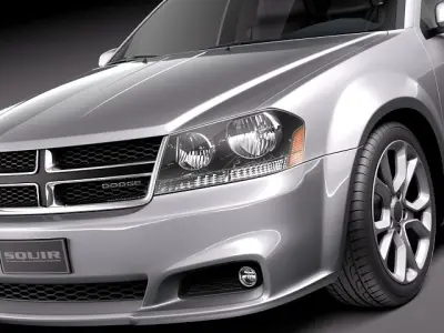Dodge Avenger RT 2012 3D model