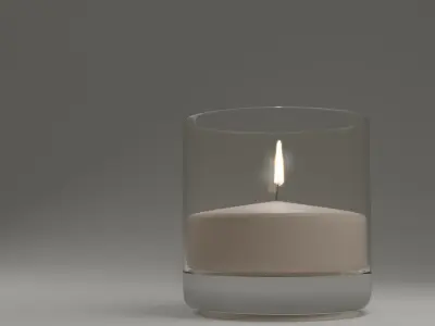 Candle 3D model