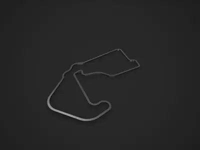 Silverstone Circuit - Great Britain - 3D Printable 3D print model
