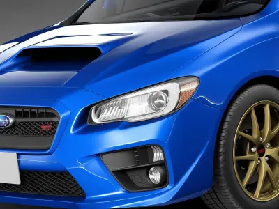 Subaru Impreza WRX STI 2015 3D model