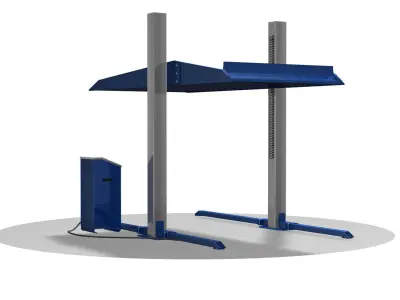  Two tier car parking 3D model