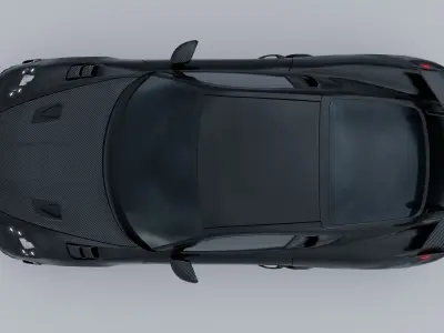 Porsche Cayman GT4 RS 3D Blender File Textured 3D model