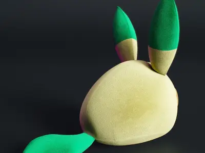 leafeon pokemon kids 3D model
