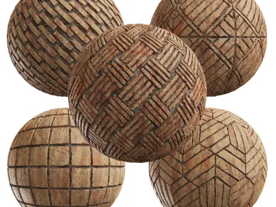 PBR Bricks 03 - Tileable 4K Texture - PBR  Texture