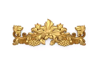 carved classic decorative ornament cnc 3d printing stl 26 3D print model