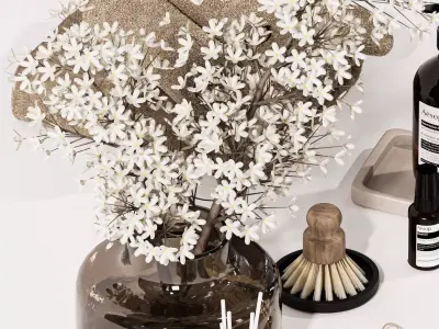 Bathroom Decorative set-H24 3D model