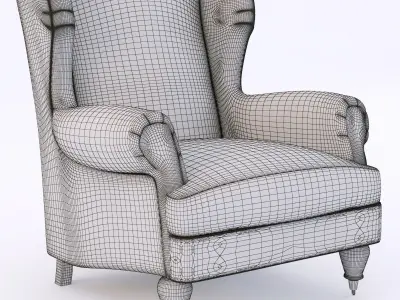 Cava Bergy armchair 3D model