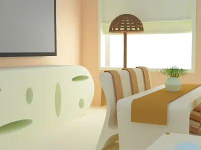 Living room 3D model