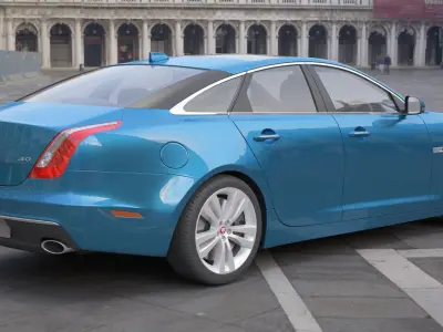 Jaguar XJ 3D model