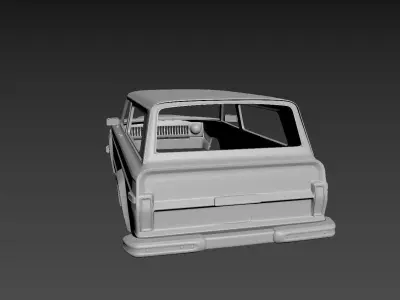 Jeep Grand Cherokee 1977 Body For Print 3D print model