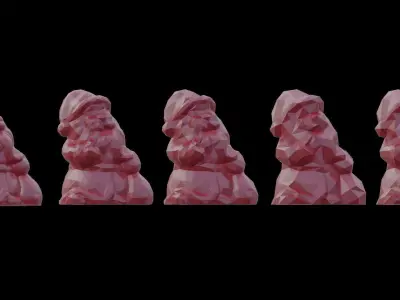 3D Print your own cute Santa 3D print model