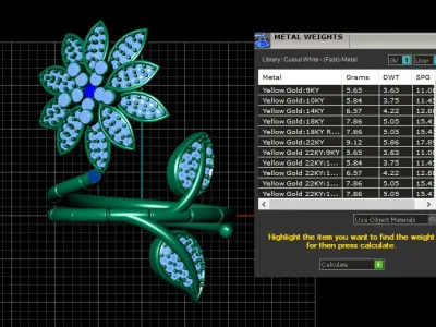 HIP HOP LOTUS FLOWER PENDANT 3D PRINTABLE MODEL  3D print model