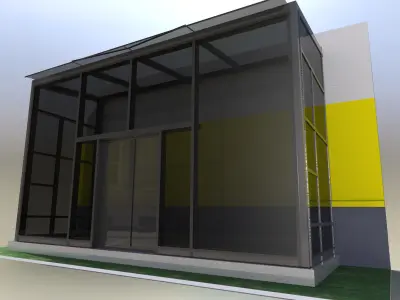 Entrance vestibule 3D model