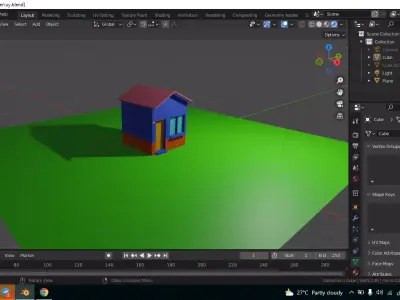 Low 3d model for uzbekistan Free low-poly 3D model