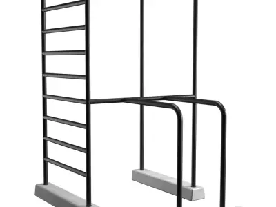 Workout station Free 3D model