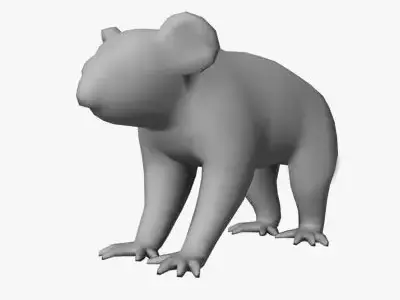 Low Poly Koala bear Low-poly 3D model
