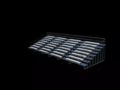 Grandstand chair  3D model