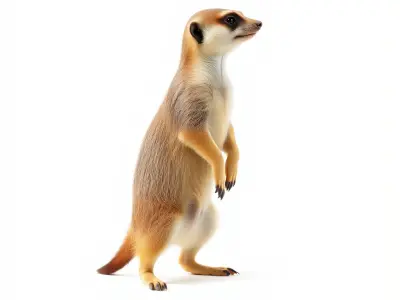 Meerkat Model Pack for CG Rendering and Animation Low-poly 3D model