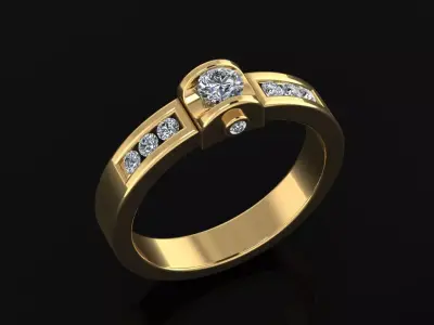 Man Ring 11 3D print model