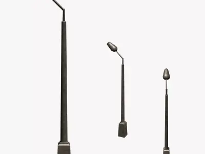 Lamp Street LightPost Series ModernUrbanLux LT1 N1 3D model