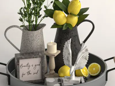 decorative set 66 3D model