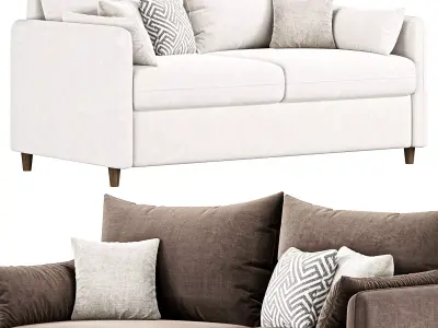 Mons Wagon Sofa By Skdesign 3D model