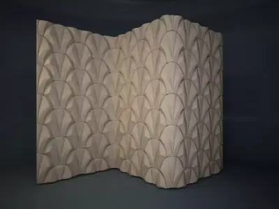 04 VIGELAND WALL PATTERN Low-poly 3D model