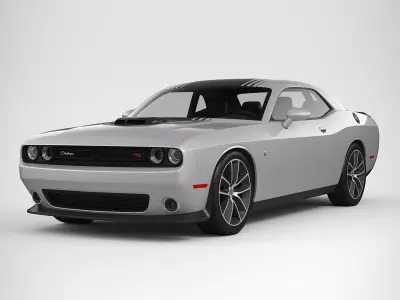 Dodge Challenger 392 Hemi Scat Pack Shaker 2016 3D model
