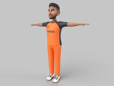 Umran  Malik 3D model