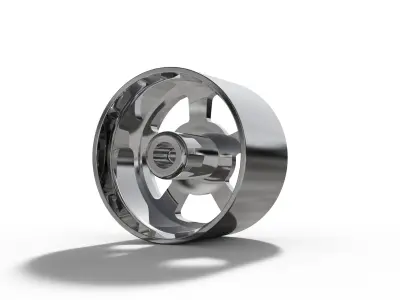 BILLET SPECIALATIES HERITAGE WHEEL  3D print model