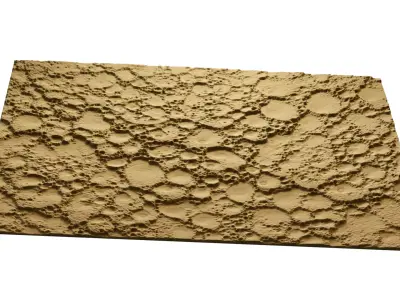  Stone Relief Panel wall decor set mural STL CNC 289 3D model