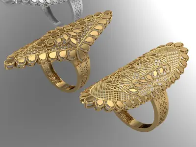 Mega fusion rings 3D print model