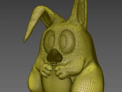 Rabbit Toy - Mony Bunny 3D model