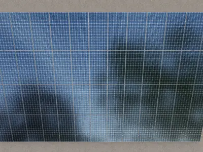 Solar Panel Steel Construction Type 19 3D model