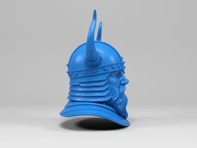 Viking Head 3D print model