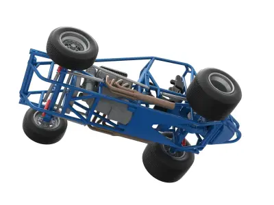 Sprint car Base Scale 1 to 25 3D print model