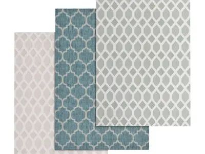 Rug Set 1974 3D model