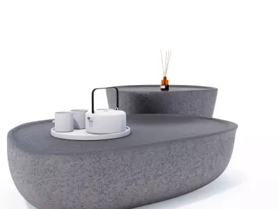 Coffee Table - Stony 3D model