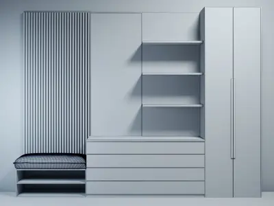 Entrance Hall Cabinet  3D model