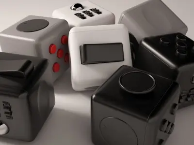 Fidget Cube 3D model