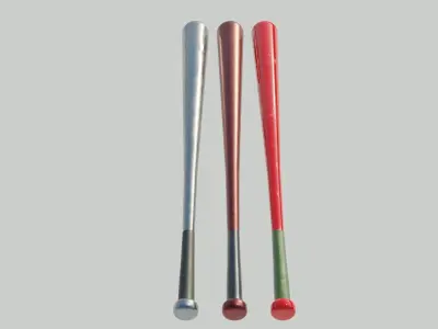 Baseball bat 3D model  PBR Textures 4K Low-poly 3D model