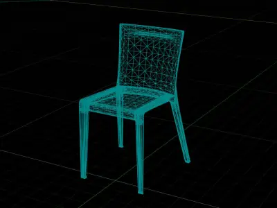 MolteniC Alfa Chair UE4 Low-poly 3D model